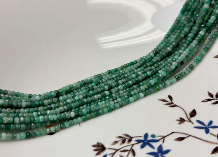2x3mm Mixed Multi Green Rondelle Jasper Gemstone 15.5 Inches 183 Pieces #4794