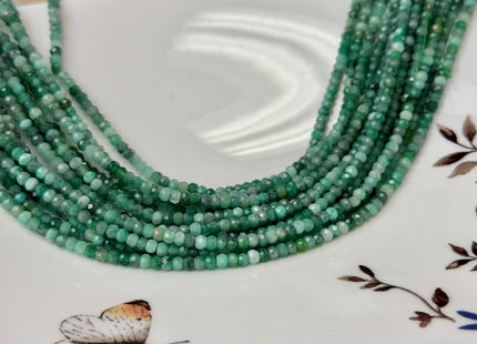 2x3mm Mixed Multi Green Rondelle Jasper Gemstone 15.5 Inches 183 Pieces #4794