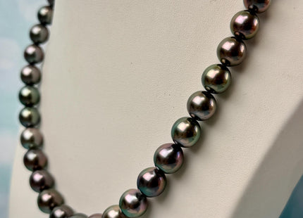 9-11 mm AAAAA Very Rare Round South Sea Tahitian Black Pearls Top Quality Tahitian #P3409