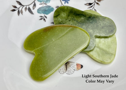 50x70-80 mm Gua Sha Body And Facial Massage Tool Clear Quartz, Purple Amethyst, Pink Rose Quartz, Green Jade Premium Gemstones #4000