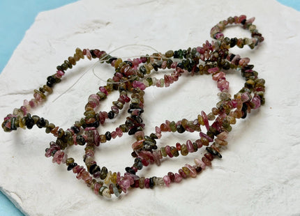 5-10 mm Tourmaline Gemstone Irregular Chips Nugget Beads 36 Inches #4867