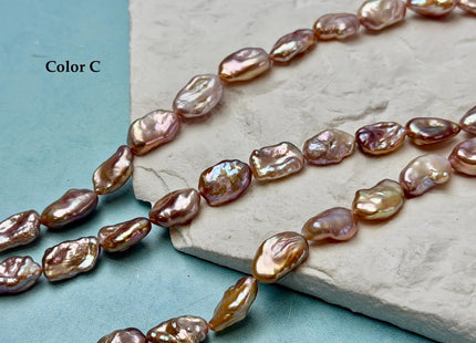 8-10x10-16 mm AA Natural Dark Mauve Pink Biwa Keshi Freshwater Pearls Super High Luster Unique Keshi 28-33 Beads #P3571