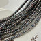 3.5x7 mm AAA Large Hole Peacock Color Round Button Freshwater Pearl Beads Hole Size 2.2mm Genuine High Luster Rondelle Pearl #1956
