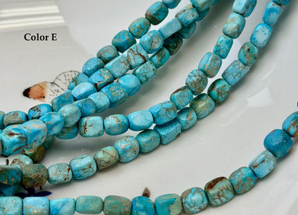 5-6x7-7.5 mm Natural Jasper Gemstone Nugget Beads Multi Green Red Brown Blue Color Rectangular Shape Beads #4774