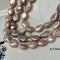 Lot Sale 3-4 Strands AA Natural Mauve Pink Freshwater Round/Tear Drop Coin Pearls 15 Inch Strand #P3728
