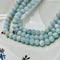 6x8 mm Faceted Rondelle Aquamarine Gemstone 15.5 Inches 58 Beads #4895