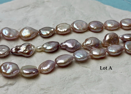 Lot Sale 3-4 Strands AA Natural Mauve Pink Freshwater Round/Tear Drop Coin Pearls 15 Inch Strand #P3728