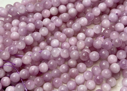 4mm 6mm 8mm AAA High Quality Smooth Round Pink Kunzite Gemstone Beads 15 Inches #4938