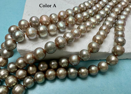 7-8 mm Beige Champagne Color Potato Freshwater Pearl 60 Beads #P3756