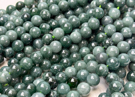6mm 8mm 10mm Smooth Round Top Quality Guatemalan Green Jade Beads 15.5 Inches Strand #4929