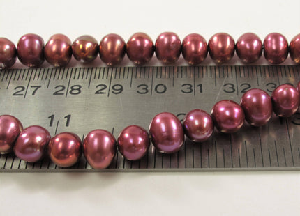 8-9 mm Potato Freshwater Pearl Beads Baby Pink, Cranberry OR Purple, Genuine Cultured Freshwater Pearl Beads, Potato Pearls #651