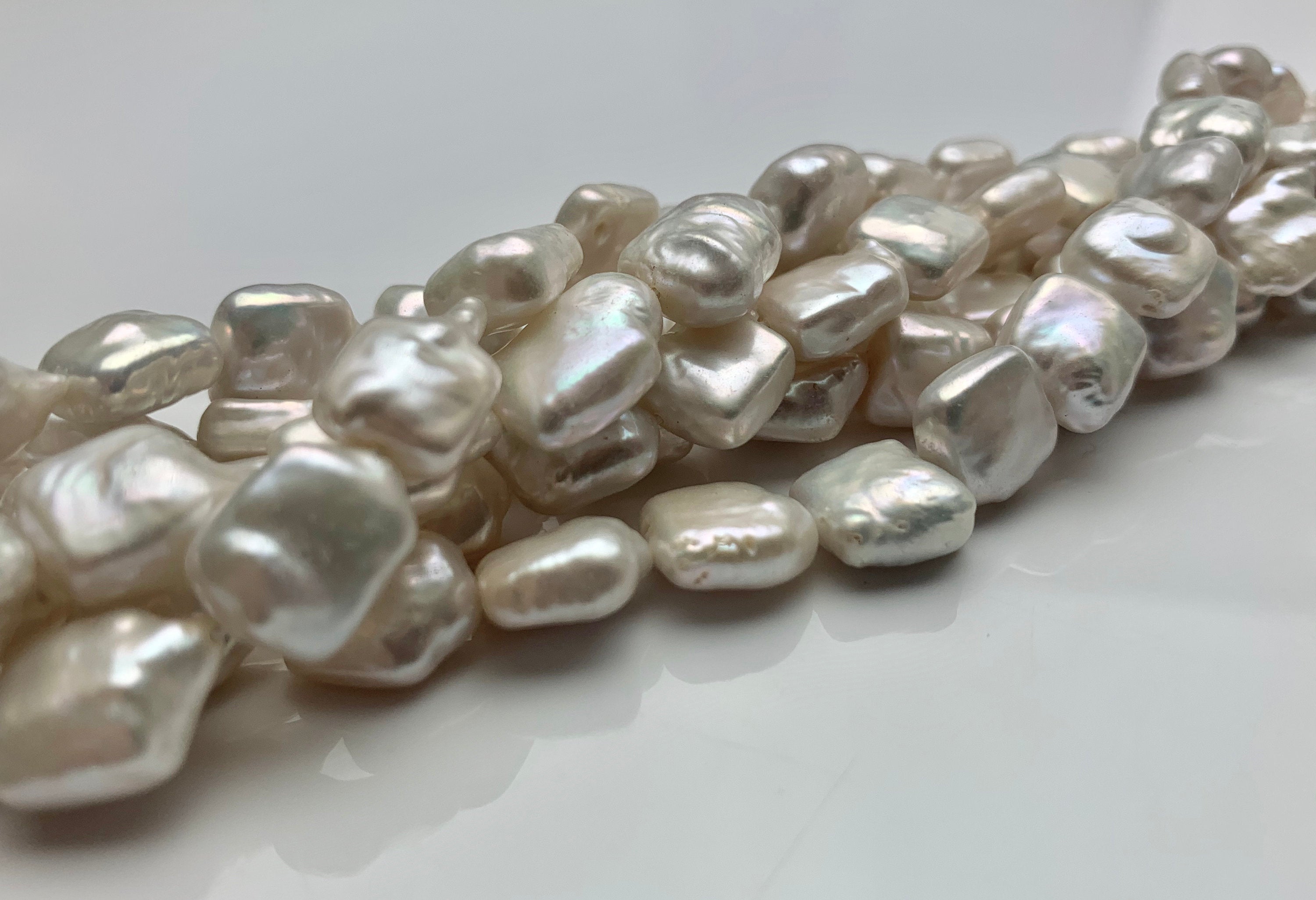 Natural Colorful Freshwater Pearl Beads Irregular