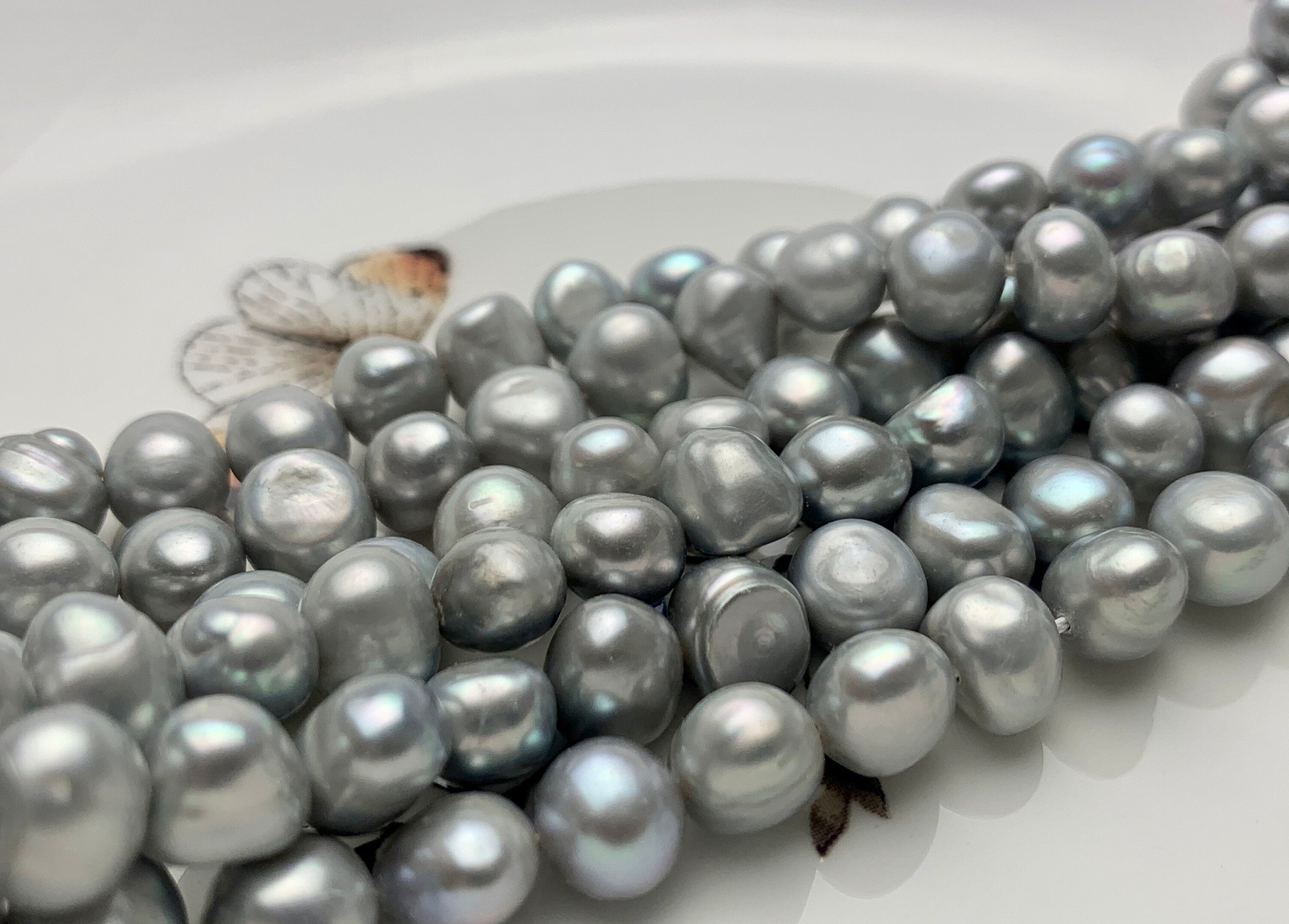 Gray freshwater deals pearls