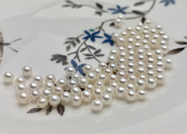 2-2.5mm Seed pearls/ white small pearl bead/ freshwater baroque pearl/ tiny  pearl bead F225 – J C PEARL