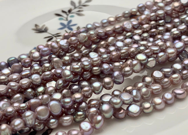 9-11 mm AAA Natural White Edison Freshwater Pearl Beads Super High Lus –  QualityBeadMart