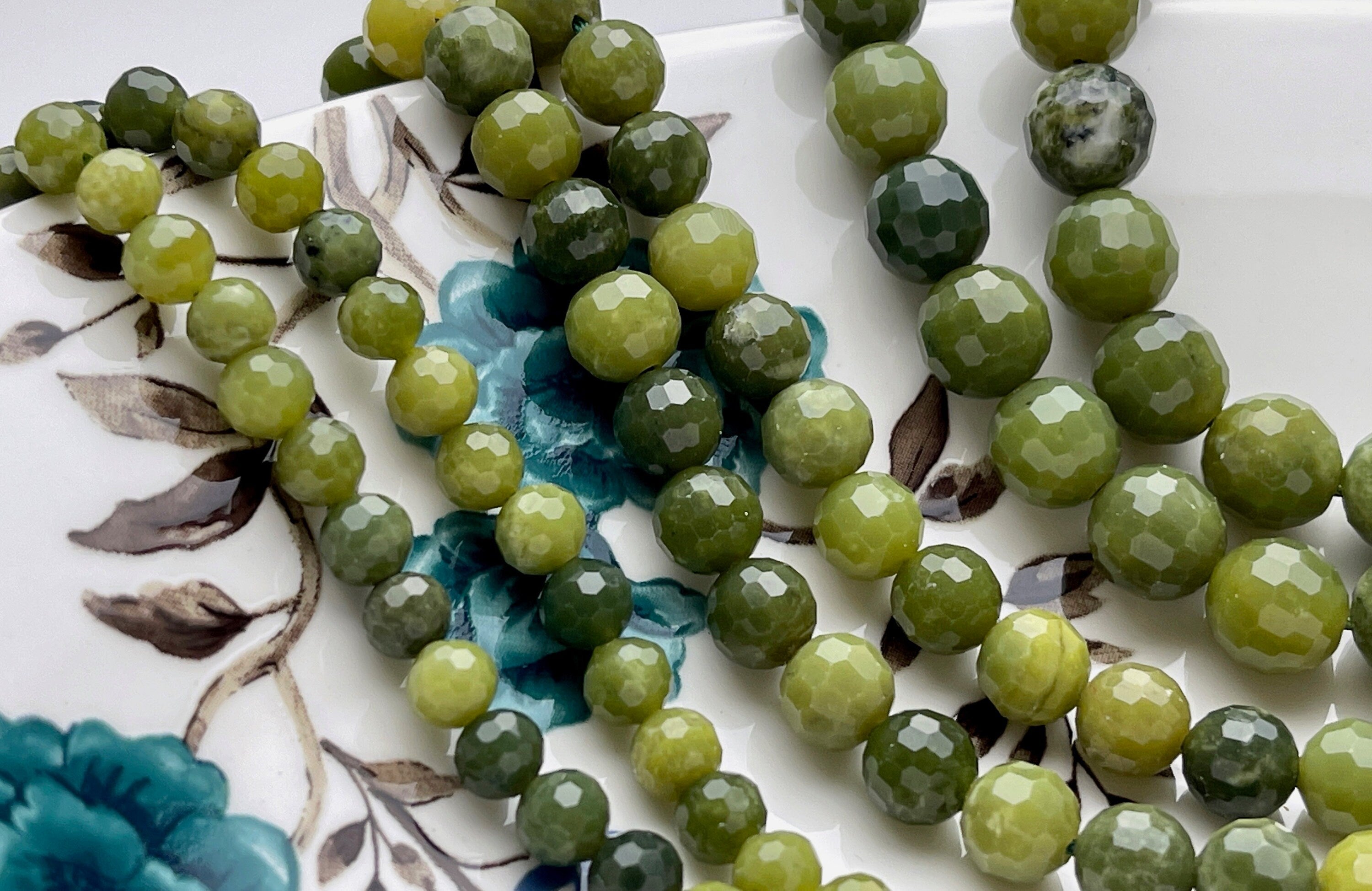 Nephrite Jade Round Beads