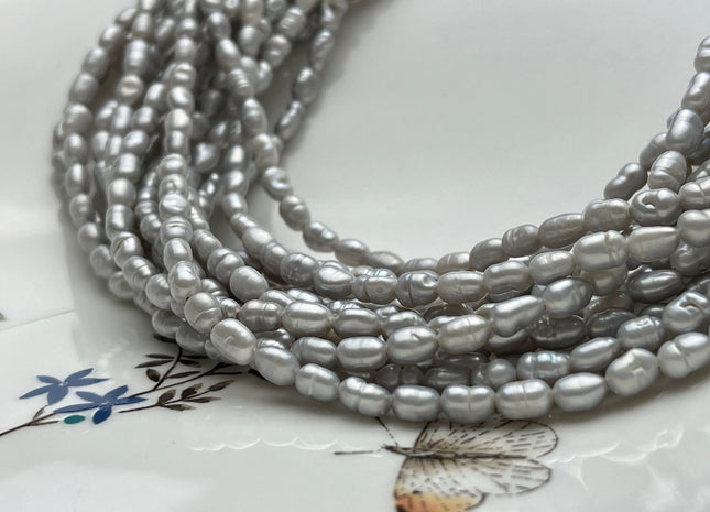 8-9 mm AAA Gray Color Freshwater Pearl Potato Nugget Beads Genuine Cul –  QualityBeadMart