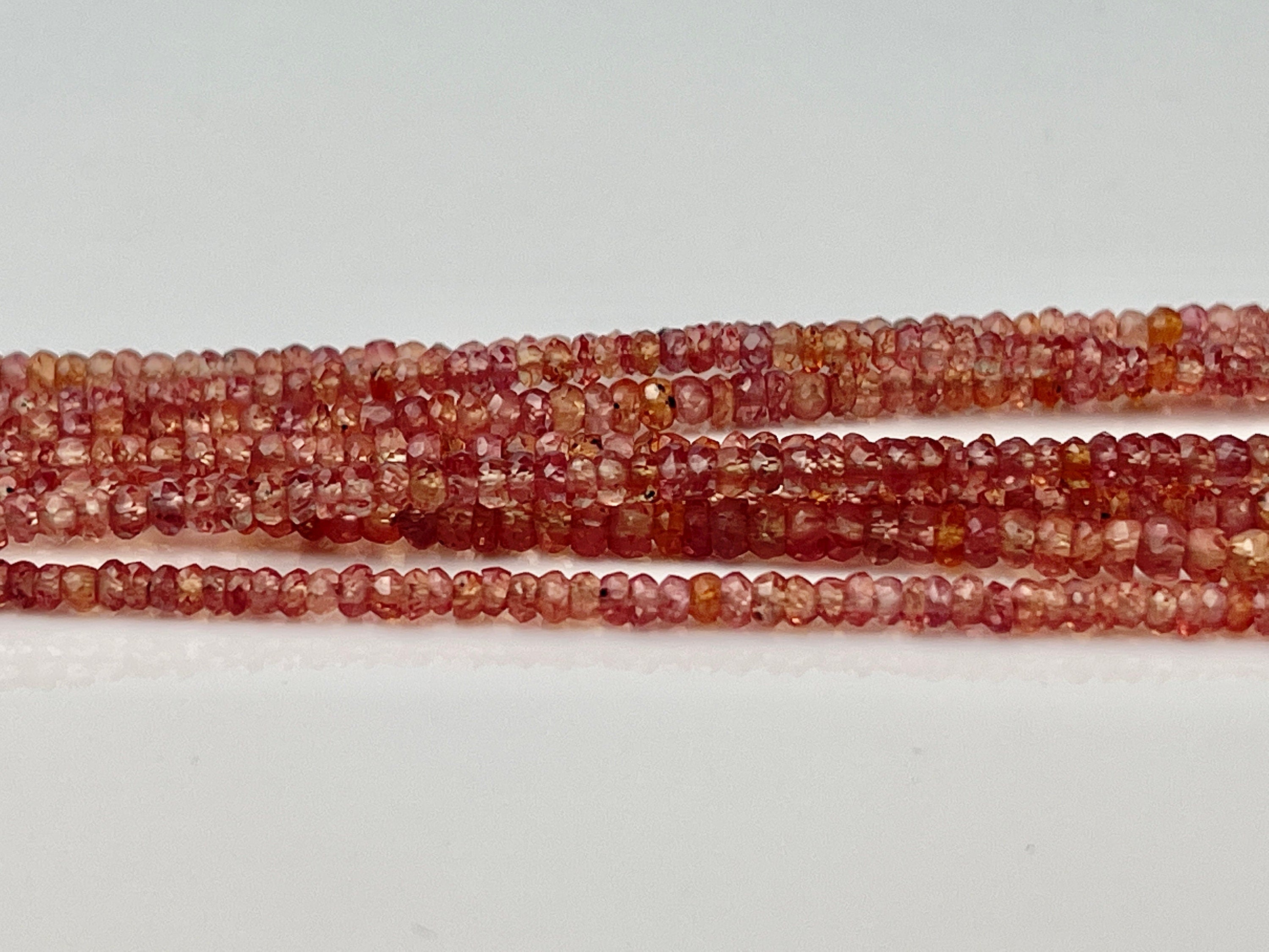 Garnet 5mm Round Beads - 15 inch strand