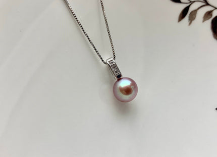 One Piece 925 Sterling Silver/Gold Pendant Setting Finding For Half Drilled Pearl Genuine Sterling Silver W/CZ Pendant DIY Jewelry #10036