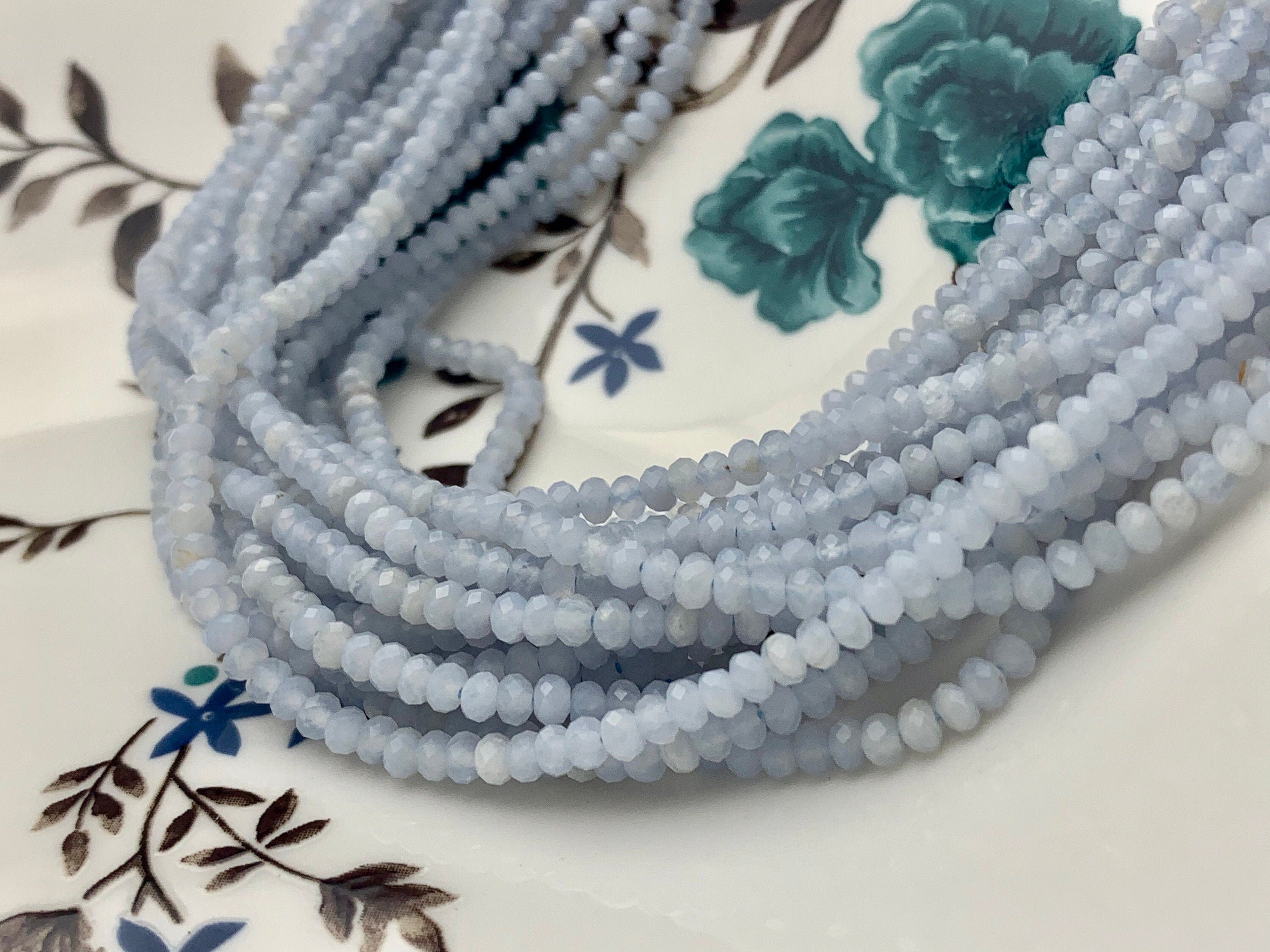 2x3mm faceted natural gemstone beads rondelle