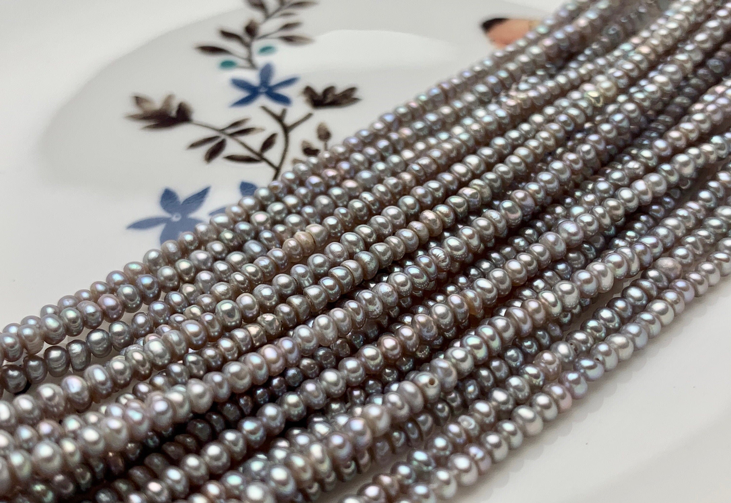 2.5-3mm 13 Inch Strand Natural Freshwater Pearl Beads