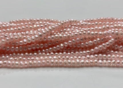 2x3 mm Baby Pink Tiny Freshwater Potato Pearls Genuine Freshwater Seed Soft Pink Color Pearl Beads  #P1049