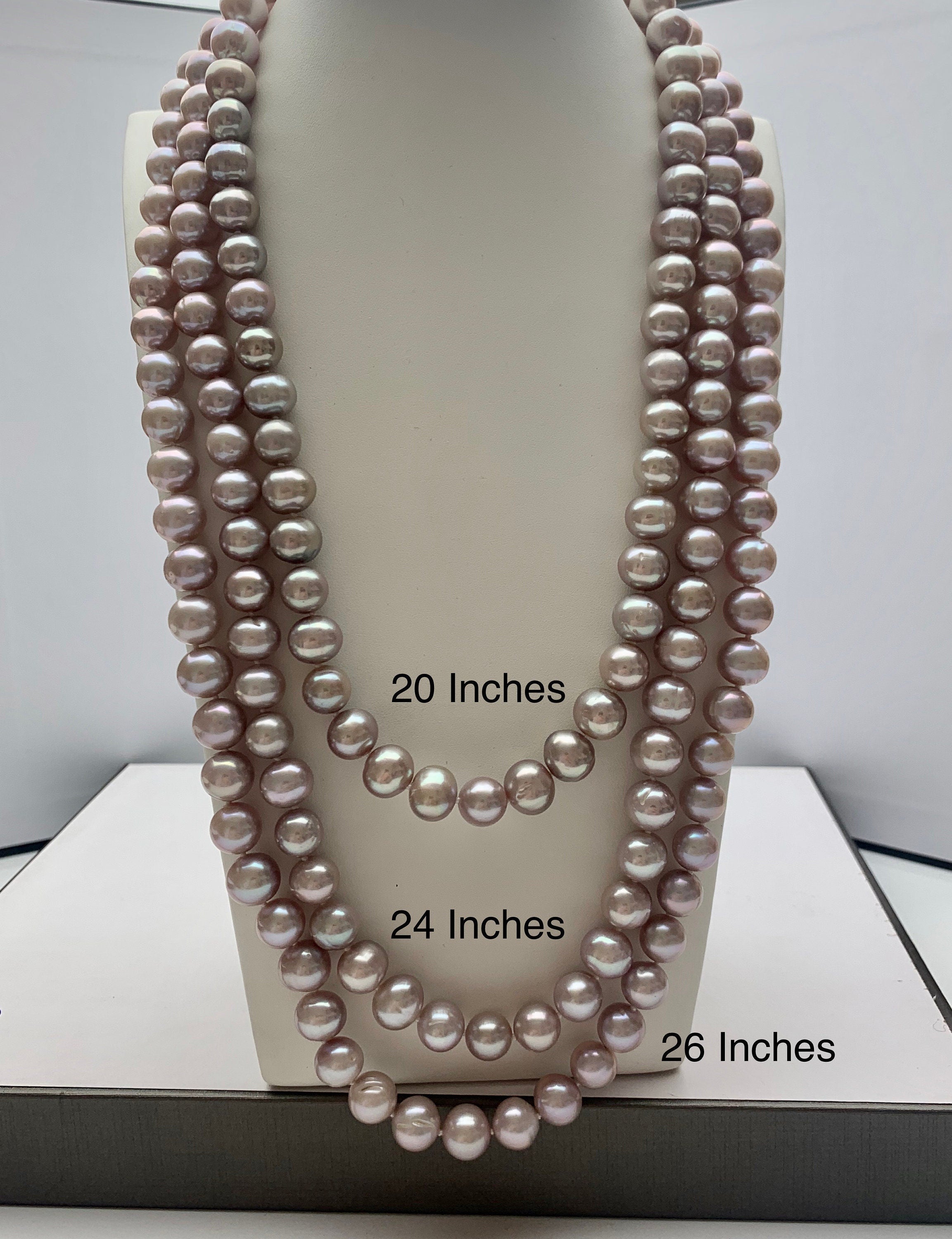 Platinum Cultured Freshwater Pearl Rhodium Over Sterling Silver 22 Inch  Necklace - MPL938 | JTV.com